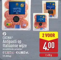 ALDI Cucina Antipasti op Italiaanse wijze aanbieding