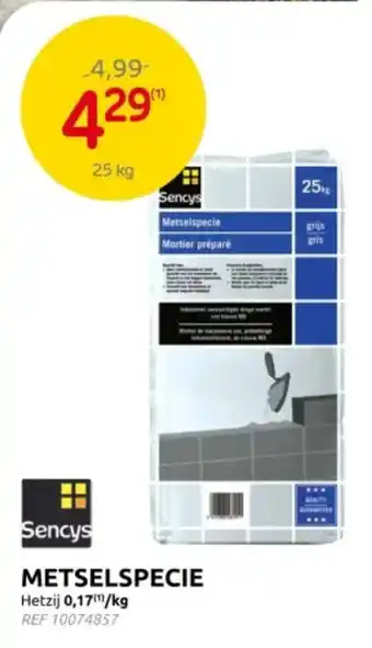 Sencys Metselspecie