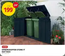 Brico Keter Opbergkoffer Store It Out Max aanbieding