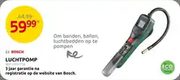 Brico Bosch Luchtpomp aanbieding