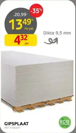 Brico Gipsplaat aanbieding