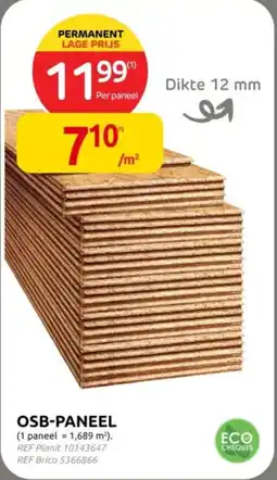 Brico OSB-Paneel aanbieding