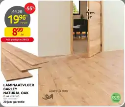 Brico Laminaatvloer Barley aanbieding