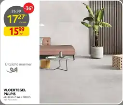 Brico Vloertegel Pulpis aanbieding