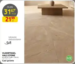 Brico Vloertegel Vals Stone aanbieding