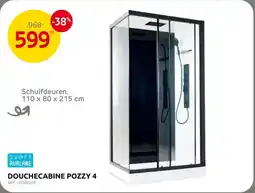 Brico Aurlane Douchecabine Pozzy 4 aanbieding