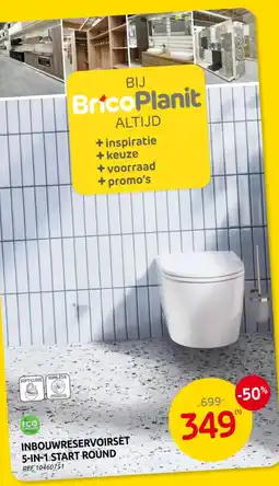 Brico Inbouwreservoirset 5-in-1 Start Round aanbieding