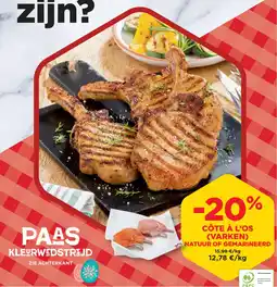 Renmans Côte à l'os Varken Natuur of Gemarineerd aanbieding