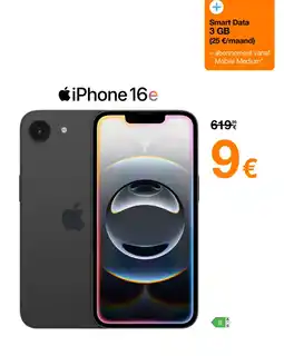 Orange Apple iPhone 16e aanbieding
