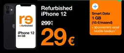 Orange Refurbished iPhone 12 aanbieding