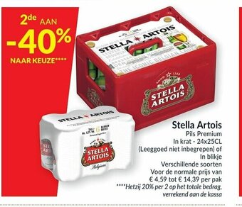 Intermarché Stella Artois aanbieding