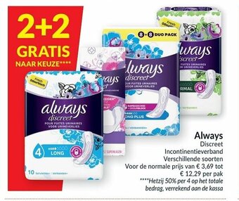 Intermarché Always aanbieding