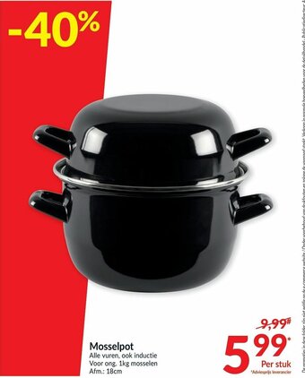 Intermarché Mosselpot aanbieding
