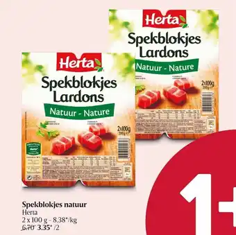 Spekblokjes natuur 2 x 100g