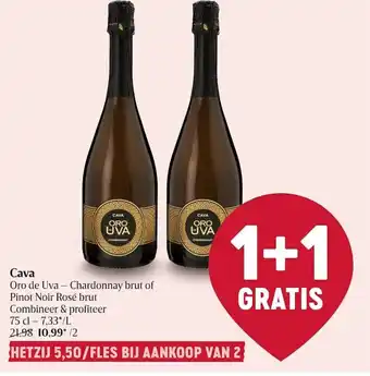 Delhaize Cava 75cl aanbieding