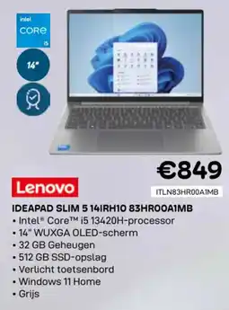 CompuDeals Lenovo ideapad slim 5 14IRH10 83HROOA1MB aanbieding