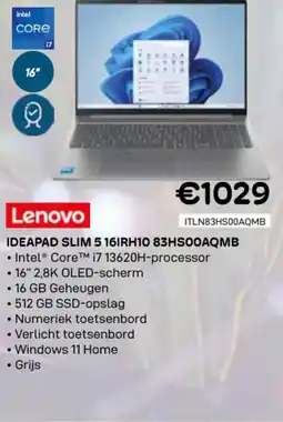 CompuDeals Lenovo ideapad slim 5 16IRH10 83HS00AQMB aanbieding