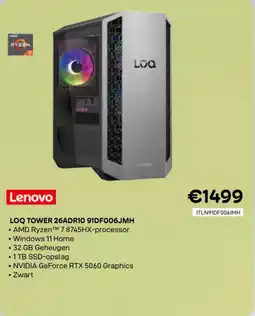 CompuDeals Lenovo loq tower 26ADR10 91DF006JMH aanbieding