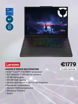 CompuDeals Lenovo legion 5 15IRX10 83LYOOMCMB aanbieding