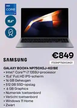 CompuDeals Samsung galaxy book4 NP750XGJ-KG1BE aanbieding