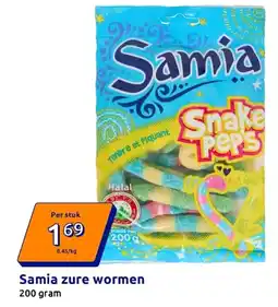 Action Samia zure wormen aanbieding