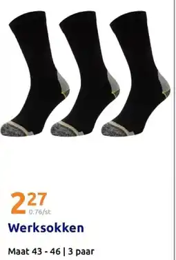 Action Werksokken aanbieding