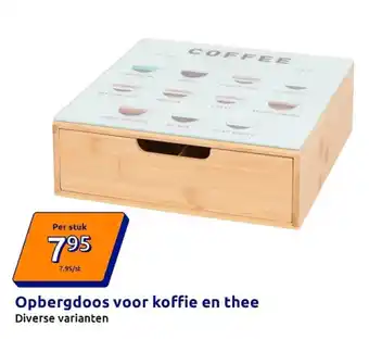Opbergdoos voor koffie en thee