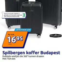 Action Spilbergen koffer Budapest 36X21X58 CM aanbieding