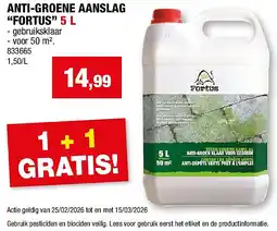 Hubo ANTI-GROENE AANSLAG “FORTUS” 5 L aanbieding