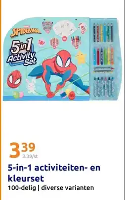 Action 5-in-1 activiteiten- en kleurset aanbieding