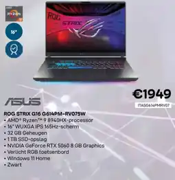 CompuDeals Asus rog strix G16 G614PM-RV075W aanbieding