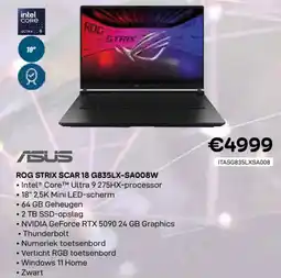 CompuDeals Asus rog strix scar 18 G835LX-SA008W aanbieding