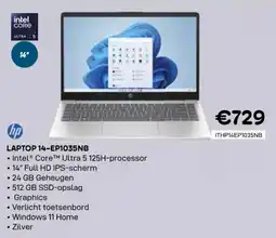 CompuDeals Laptop 14-EP1035NB aanbieding