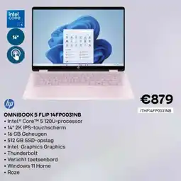CompuDeals HP omnibook 5 flip 14FP0031NB aanbieding