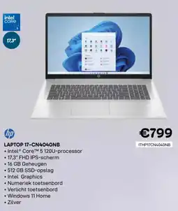 CompuDeals HP Laptop 17-CN4040NB aanbieding