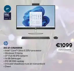 CompuDeals HP AIO 27-CR2005NB aanbieding