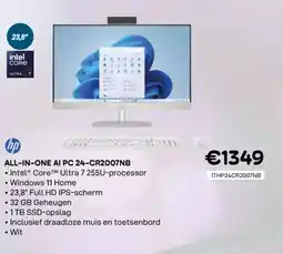 CompuDeals HP All-in-one AI PC 24-CR2007NB aanbieding