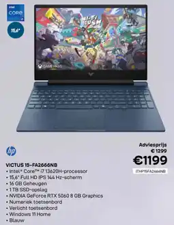CompuDeals HP Victus 15-FA2666NB aanbieding