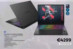 CompuDeals HP Omen gaming laptop 16-AH0017NB aanbieding