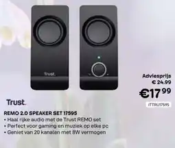 CompuDeals Trust remo 2.0 speaker set 17595 aanbieding