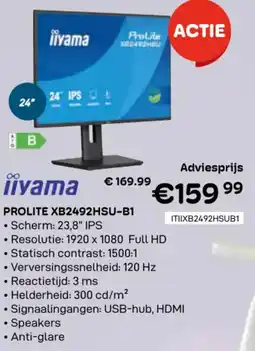 CompuDeals Iiyama prolite XB2492HSU-B1 aanbieding