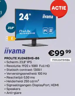 CompuDeals Iiyama prolite XU2493HS-B6 aanbieding