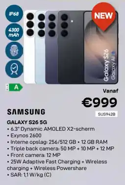 CompuDeals Samsung galaxy S26 5G aanbieding