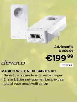 CompuDeals Devolo magic 2 wifi 6 next starter kit aanbieding