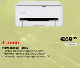 CompuDeals Canon pixma TS65501 home+ aanbieding