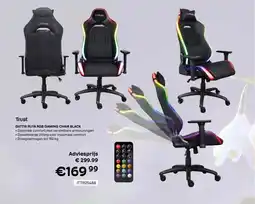 CompuDeals Trust GXT719 ruya RGB gaming chair black aanbieding