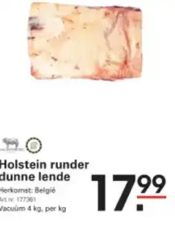 Sligro Holstein runder dunne lende aanbieding