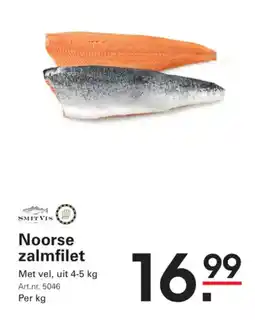 Sligro Noorse zalmfilet aanbieding