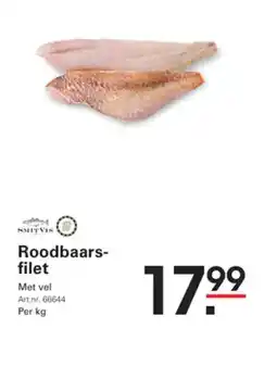 Sligro Roodbaars filet aanbieding