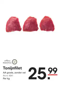 Sligro Tonijnfilet aanbieding